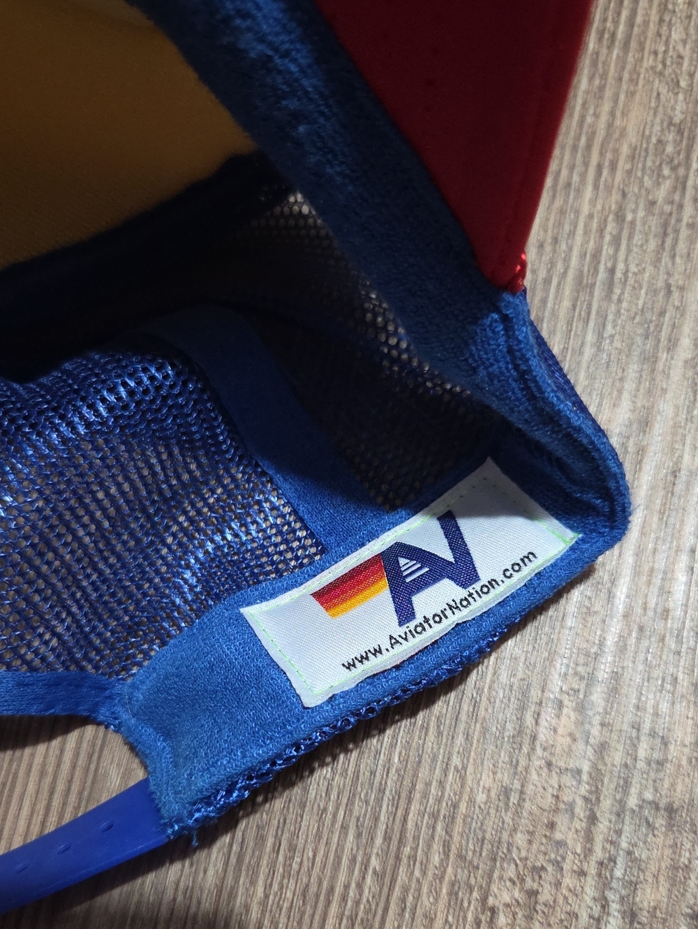 Aviator Nation Surf Naked Red, White & Blue Trucker Hat - Picture 4 of 4